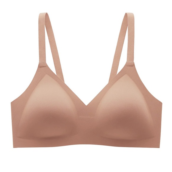 UNDERSTANCE Light 'n Free Wireless Demi T-Shirt Bra 32A/B/C in latte. New - Picture 1 of 7